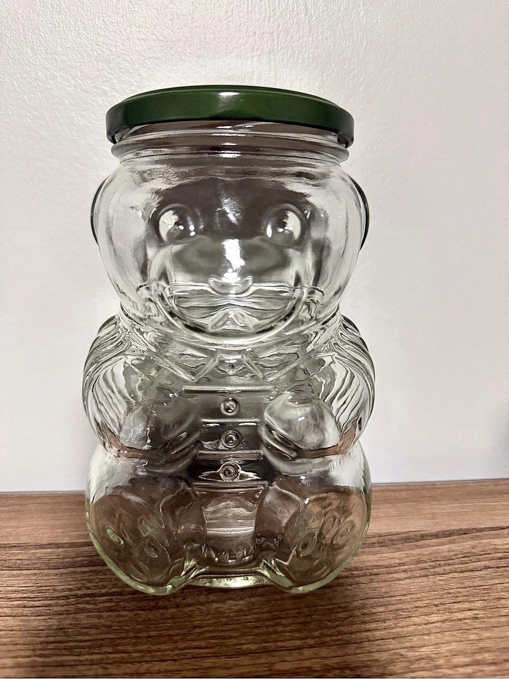 Kraft Vintage 1988 Kraft Peanut Butter Teddy Bear Glass Jar Peanut Butter Teddy
